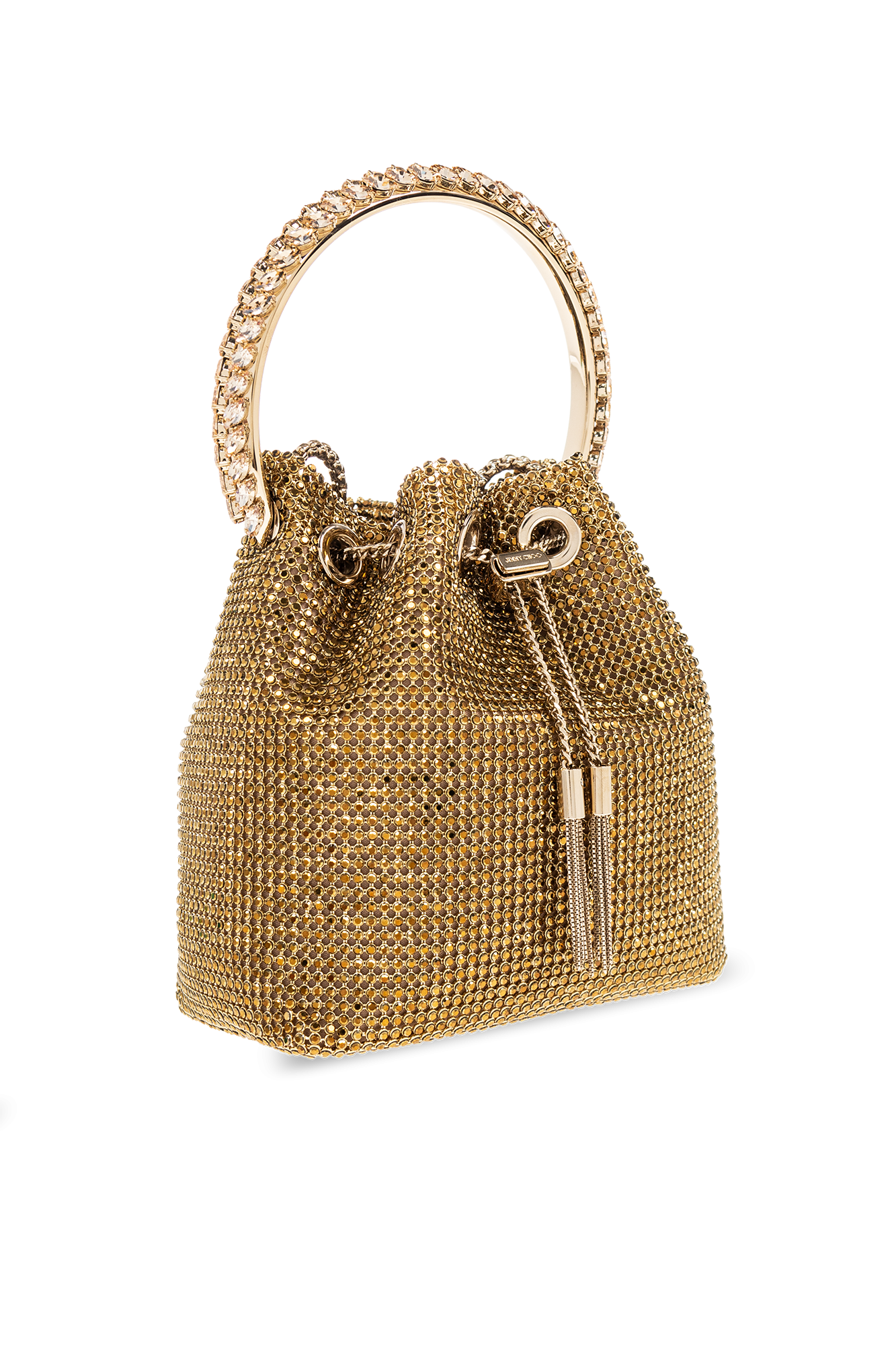 Gold 'Bon Bon' bucket shoulder bag Jimmy Choo - Vitkac GB